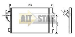 Радіатор кондиціонера AVA MSA5352 AVA