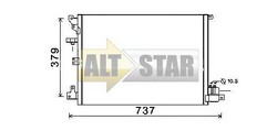 Радіатор кондиціонера VOLVO 31369510 VOLVO