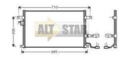 Радіатор кондиціонера CARGO 260730