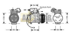 Компресор кондиціонера AVA AIK181 AVA