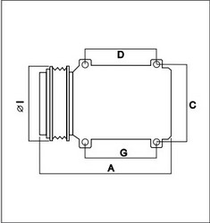 Компресор кондиціонера DENSO DCP02003