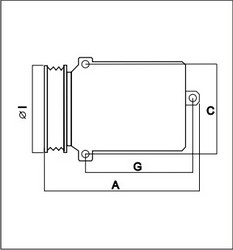 Компресор кондиціонера DENSO DCP02032