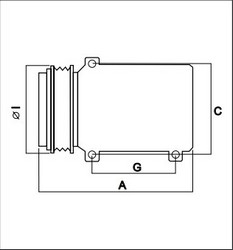 Компресор кондиціонера DENSO 447190-6672 DENSO