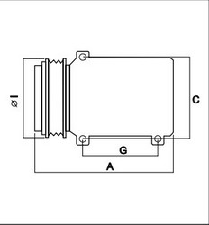 Компресор кондиціонера VOLKSWAGEN 4F0260805AN VOLKSWAGEN