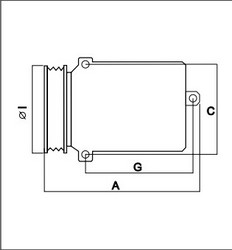 Компресор кондиціонера DENSO DCP02090