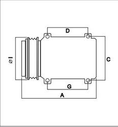 Компресор кондиціонера BMW 64528391135 BMW