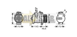 Компресор кондиціонера DENSO DCP05025