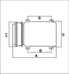 Компресор кондиціонера NRF 32537G NRF