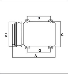 Компресор кондиціонера DENSO DCP12001