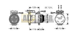 Компресор кондиціонера DENSO DCP12005