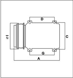 Компресор кондиціонера STANDARD F4AC3210 STANDARD