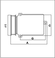 Компресор кондиціонера DENSO DCP14013