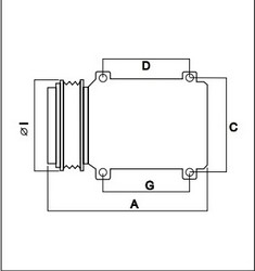 Компресор кондиціонера NRF 32453G NRF