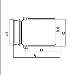 Компресор кондиціонера DENSO 447180-4040 DENSO