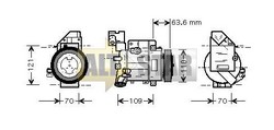 Компресор кондиціонера AVA MSK425 AVA