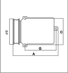 Компресор кондиціонера DENSO DCP17067