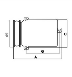 Компресор кондиціонера DENSO DCP17071