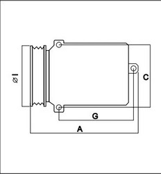 Компресор кондиціонера MERCEDESBENZ HVW0002300111 MERCEDESBENZ