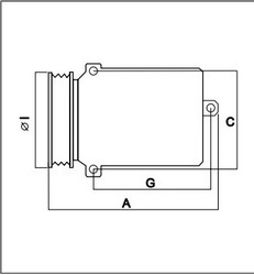 Компресор кондиціонера DENSO 447150-0690 DENSO