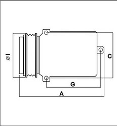 Компресор кондиціонера DENSO 437100-7880 DENSO