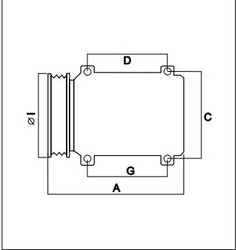 Компресор кондиціонера DENSO DCP50009