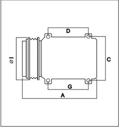 Компресор кондиціонера DENSO DCP50082