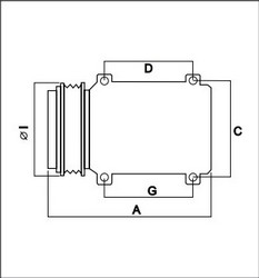 Компресор кондиціонера DENSO DCP99512